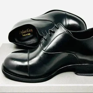 Bloomingdale\'s Exclusive Dylan Gray Fortuno Black Cap Toe Oxford Men\'s Shoes Bloomingdale main image 4